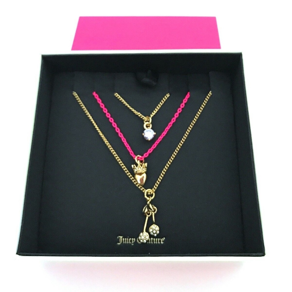 Juicy Couture 3 Set Necklace (RARE)